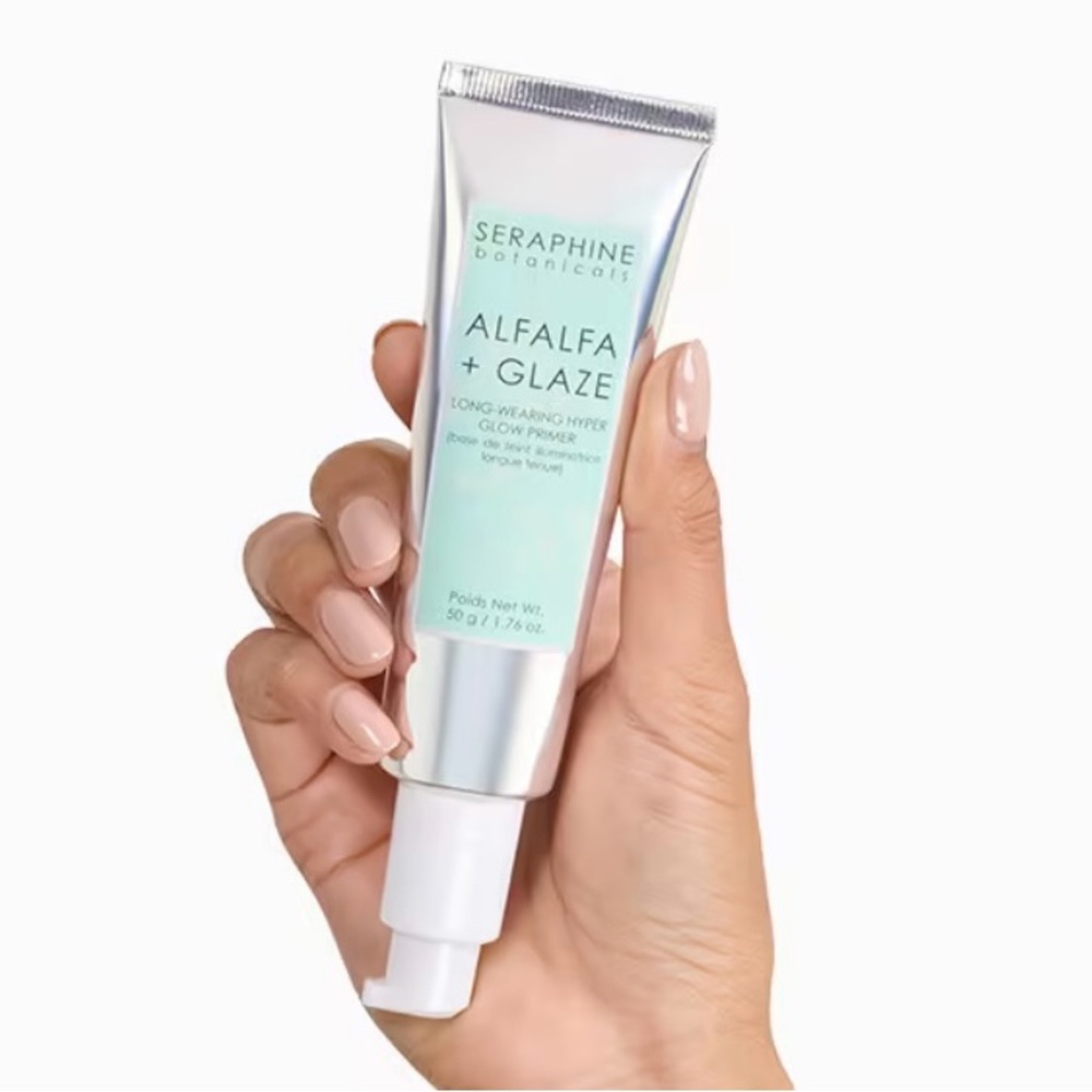 NWOT🎉 SERAPHINE BOTANICALS Alfalfa + Glaze - Long-Wearing Hyper Glow Primer